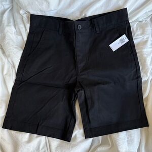 Boys Black Chino Shorts